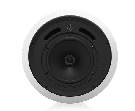 TANNOY 8" COAXIAL IN-CEILING LOUDSPEAKER FOR INSTALL, 60W CONT/240W PEAK, 6 OHM, 70V OR 100V